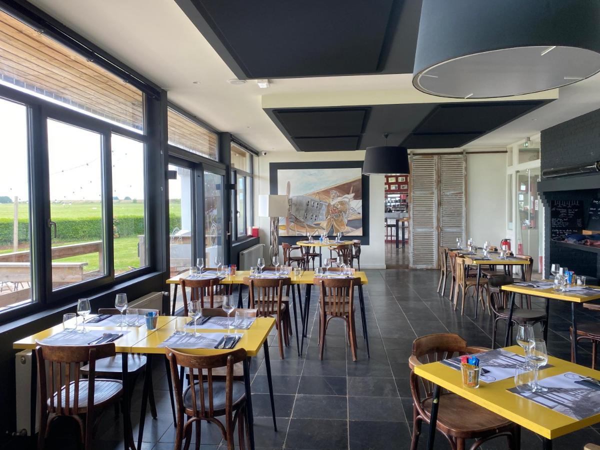 Logis Hotel & Restaurant De L'Aerodrome De La Baie De Somme Buigny-Saint-Maclou Dış mekan fotoğraf
